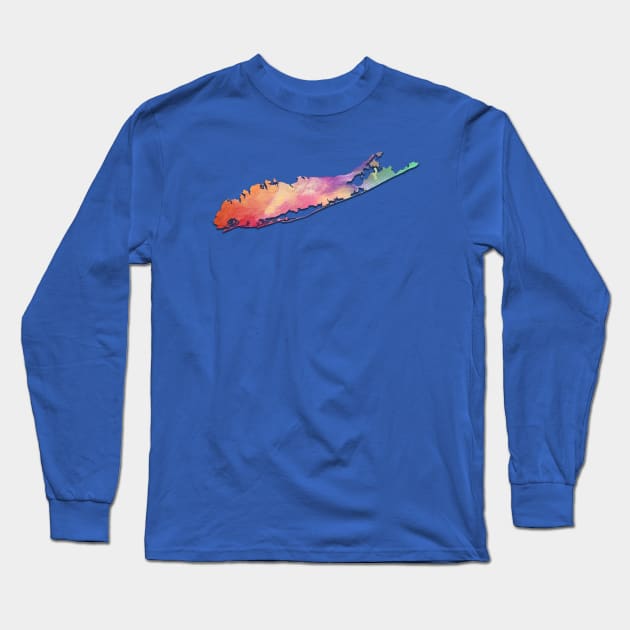 Long Island 2 Long Sleeve T-Shirt by doodlesbydani